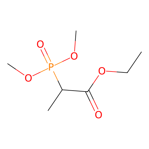 Ethyl 2-(dimethoxyphosphoryl)propanoate structure