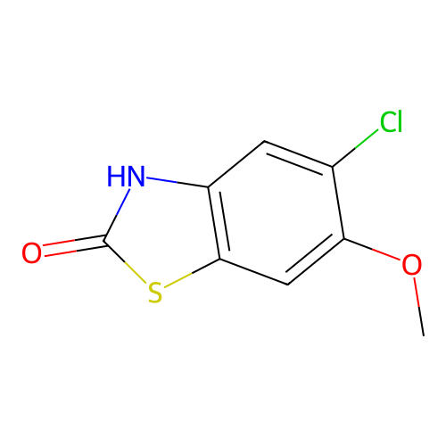 2(3H)-Benzothiazolone, 5-chloro-6-methoxy- structure