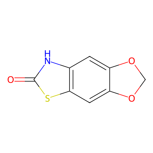 1,3-Dioxolo(4,5-f)benzothiazol-6(7H)-one structure