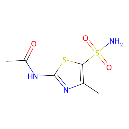 N-(4-methyl-5-sulfamoylthiazol-2-yl)acetamide structure