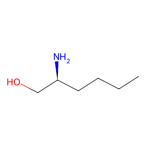 (2S)-2-Amino-1-hexanol structure