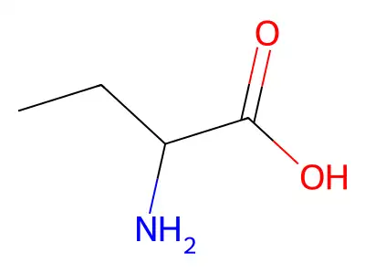 Α-氨基丁酸 structure