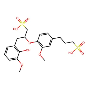木質素磺酸盐 structure