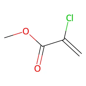 2-氯丙烯酸甲酯 structure