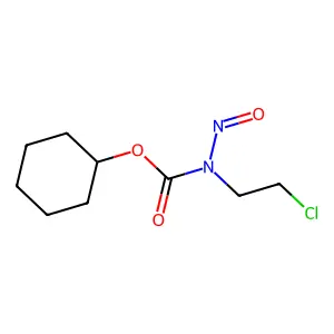Carbamic acid, (2-chloroethyl)nitroso-, cyclohexyl ester structure