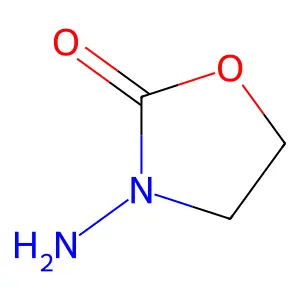 3-Amino-2-oxazolidinone structure
