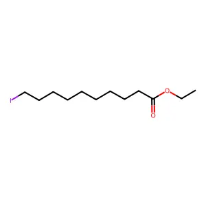 Ethyl-10-iododecanoate structure