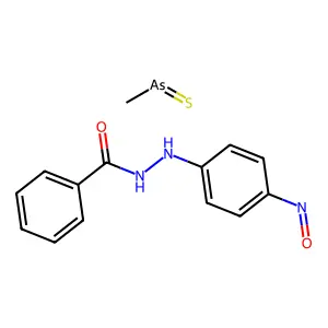 N'-(4-nitrosophenyl)benzohydrazide; thioarsorosomethane structure