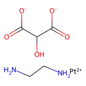 Platinum, (1,2-ethanediamine-N,N')(hydroxypropanedioato(2-)-O1,O3)-, (SP-4-2)- structure