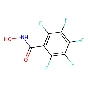 N-Hydroxypentafluoro benzamide structure