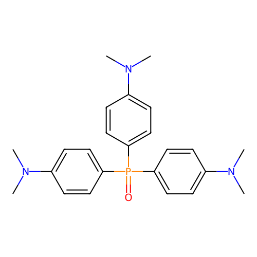 Tris(4-dimethylaminophenyl)phosphine oxide structure