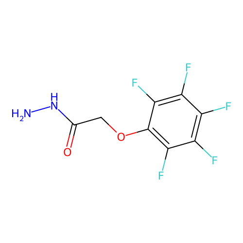 2-(2,3,4,5,6-Pentafluorophenoxy)acetohydrazide structure