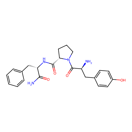 b-Casomorphin (1-3) amide structure