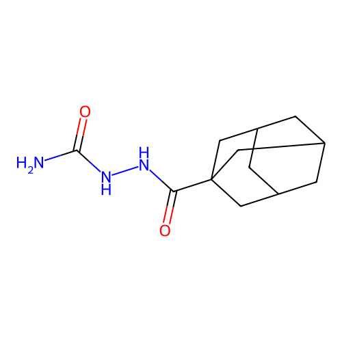 2-((3r,5r,7r)-Adamantane-1-carbonyl)hydrazinecarboxamide structure