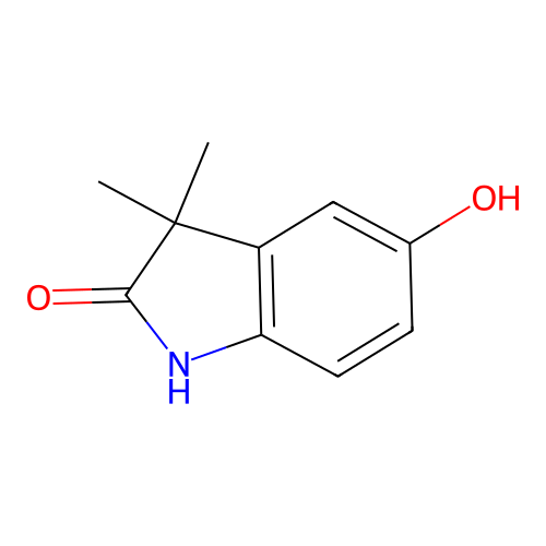 5-Hydroxy-3,3-dimethylindolin-2-one structure