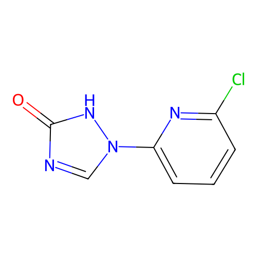 1-(6-Chloropyridin-2-yl)-1,2-dihydro-3H-1,2,4-triazol-3-one structure