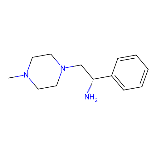 (1S)-2-(4-methylpiperazin-1-yl)-1-phenylethanamine structure