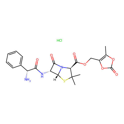 lenampicillin hydrochloride structure