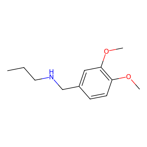 [(3,4-Dimethoxyphenyl)methyl](propyl)amine structure