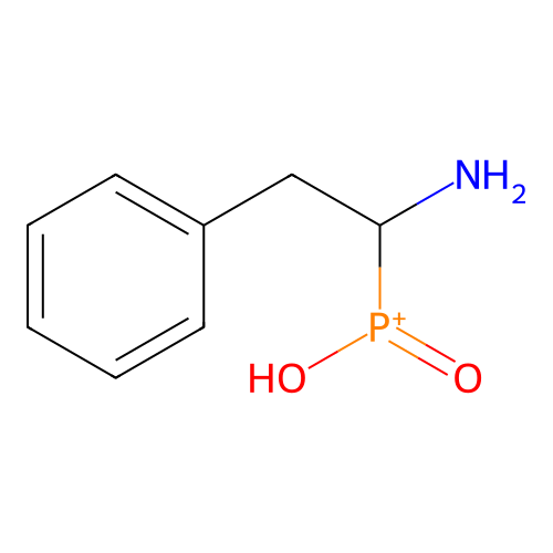 (1-Amino-2-phenylethyl)phosphinic acid structure