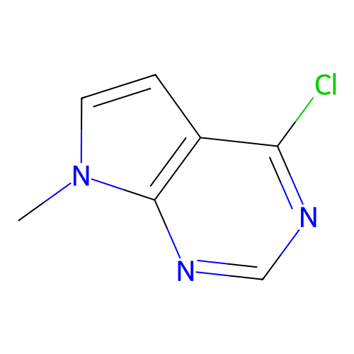 4-Chloro-7-methyl-7H-pyrrolo[2,3-d]pyrimidine structure