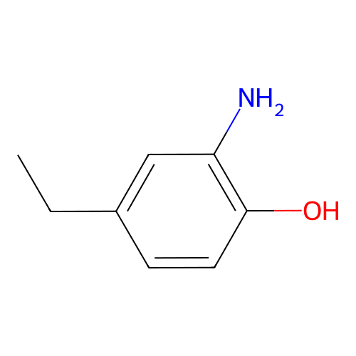 2-Amino-4-ethylphenol structure