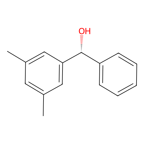 (R)-(3,5-dimethylphenyl)-phenylmethanol structure