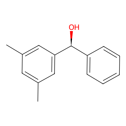 (S)-(3,5-dimethylphenyl)-phenylmethanol structure