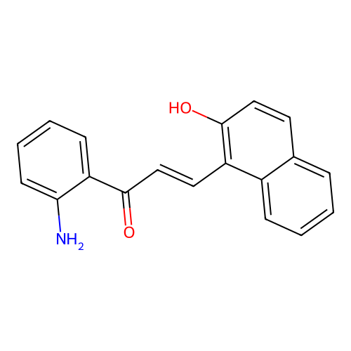 1-(2-Aminophenyl)-3-(2-hydroxy-1-naphthyl)-2-propen-1-one structure