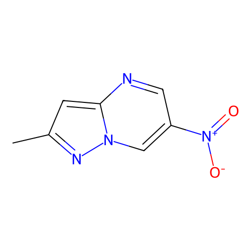 2-Methyl-6-nitropyrazolo[1,5-a]pyrimidine structure