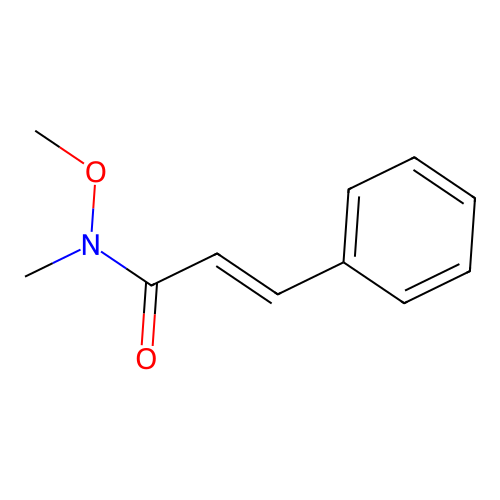 N-Methoxy-N-methyl-3-phenyl-2-propenamide structure