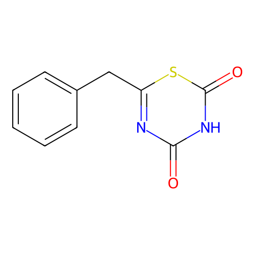 2H-1,3,5-Thiadiazine-2,4(3H)-dione, 6-(phenylmethyl)- structure