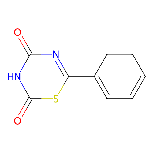 6-Phenyl-1,3,5-thiadiazine-2,4-dione structure