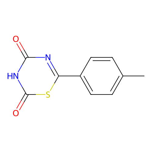 2H-1,3,5-Thiadiazine-2,4(3H)-dione, 6-(4-methylphenyl)- structure