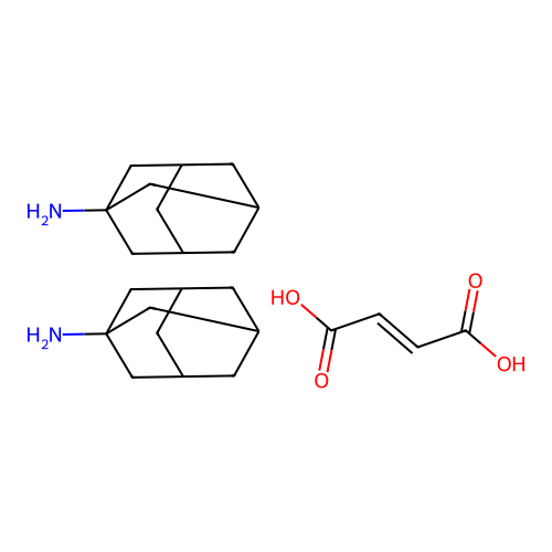 Adamantamine fumarate structure