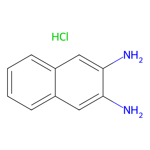 Naphthalene-2,3-diamine hydrochloride structure