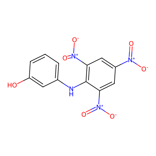3-(2,4,6-Trinitroanilino)phenol structure