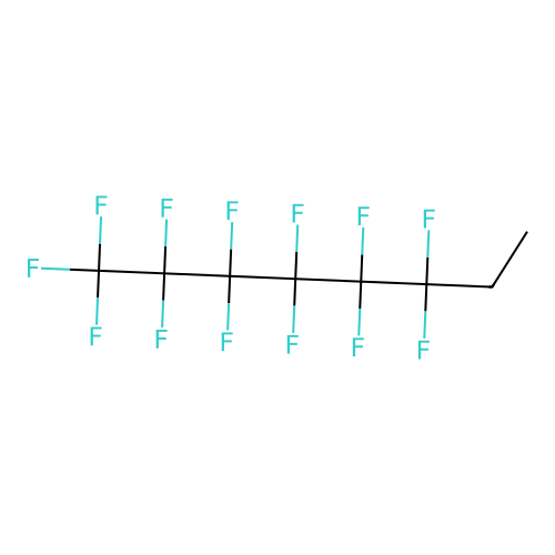 Perfluorohexylethane structure