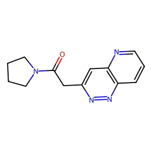 Ketone, (1,2,4-benzotriazin-3-yl)methyl 1-pyrrolidinyl structure