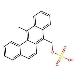 7-Hydroxymethyl-12-methylbenz[a]anthracene sulfate structure