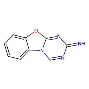 2H-1,3,5-Triazino(2,1-b)benzoxazol-2-imine structure