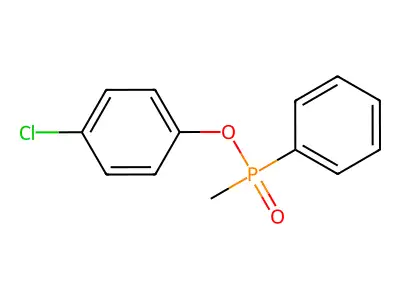 4-Chlorophenyl methylphenylphosphinate structure