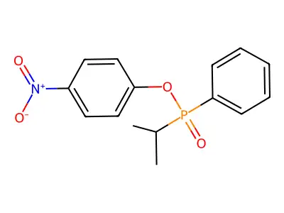 4-Nitrophenyl (1-methylethyl)phenylphosphinate structure