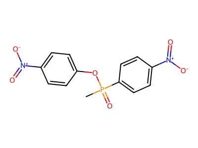 4-Nitrophenyl methyl(4-nitrophenyl)phosphinate structure