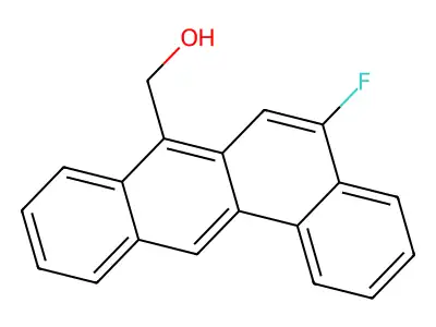 Benz(a)anthracene-7-methanol, 5-fluoro- structure
