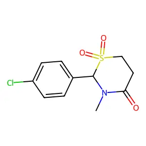 氯美扎酮 structure