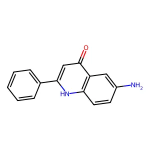 6-Amino-2-phenylquinolin-4-ol structure