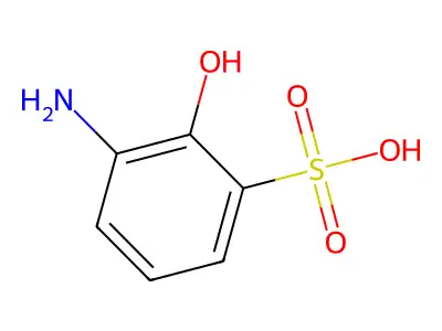 氨基羟基苯磺酸 structure