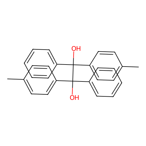 1,2-Bis(4-methylphenyl)-1,2-diphenyl-1,2-ethanediol structure