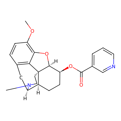 烟氢可待因 structure
